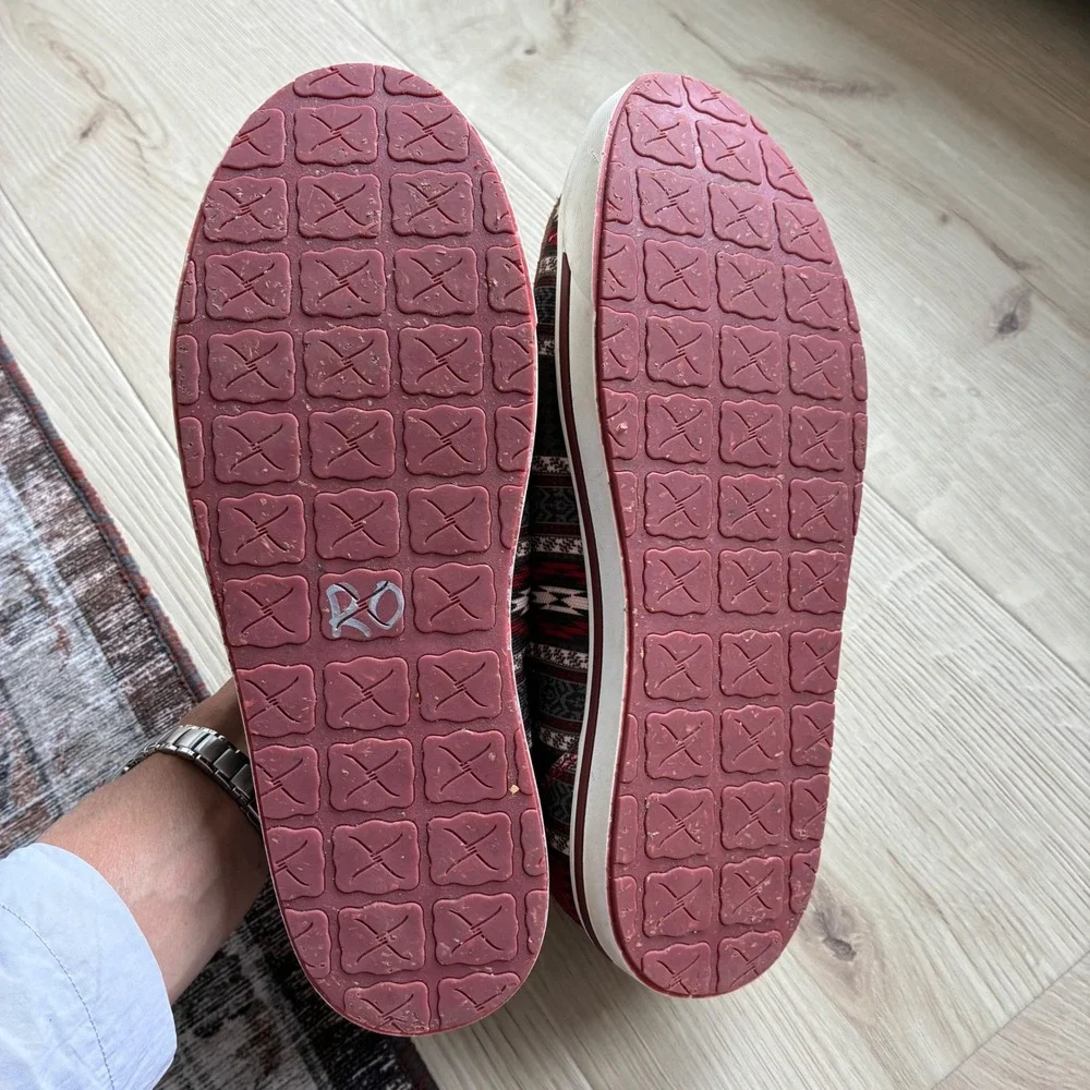 Twisted X Hooey Loper MHYC023 Nomad Multi Southwestern Aztec Slip On Shoes 8.5M